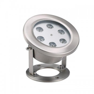 Stainless steel 304 IP68 adjustable 24 volt RGW RGBW 6W DMX swimming pool led underwater light for fountain waterfall