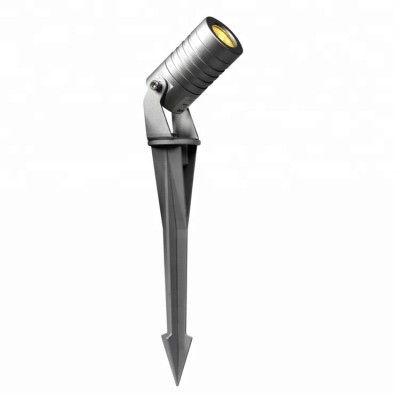 3W outdoor landscape aluminum alloy RGB 3IN1 led garden spike light